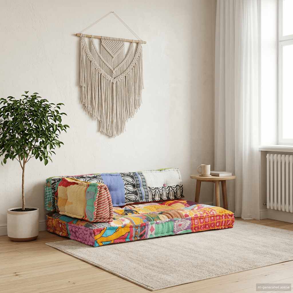 Patchwork / Trio – Le Moelly coussin de canapé sur palette