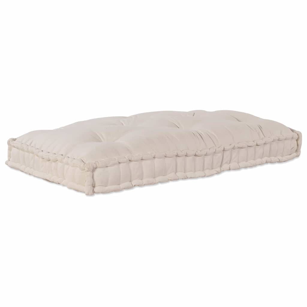 Crème / Solo – Le Moelly coussin de canapé sur palette