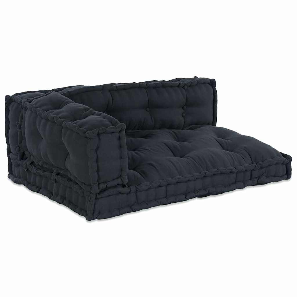 Anthracite / Trio – Le Moelly coussin de canapé sur palette