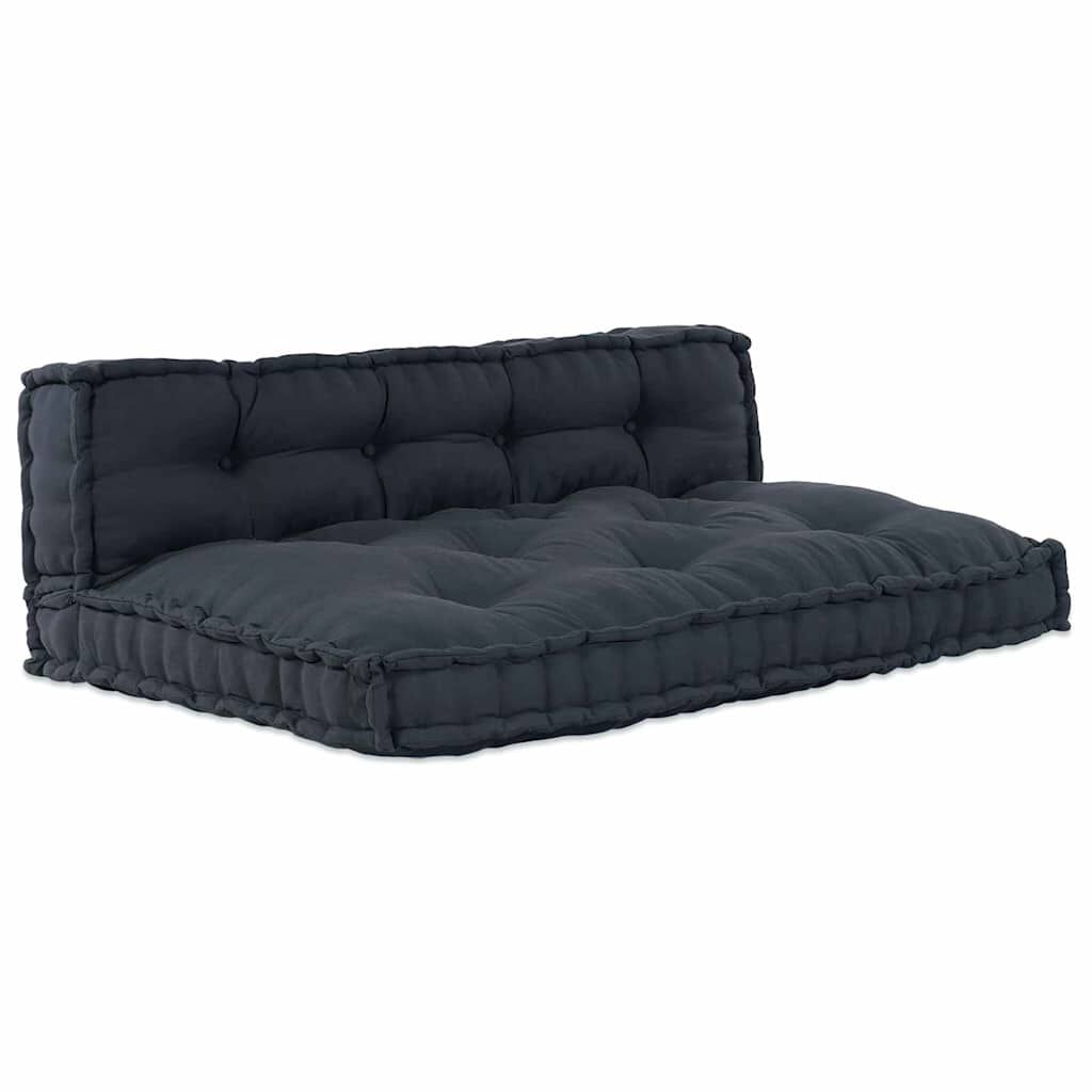 Anthracite / Duo – Le Moelly coussin de canapé sur palette