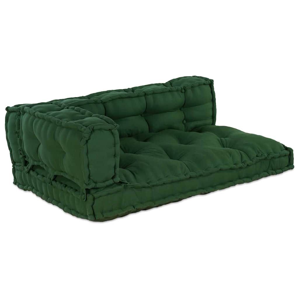 Vert / Trio – Le Moelly coussin de canapé sur palette