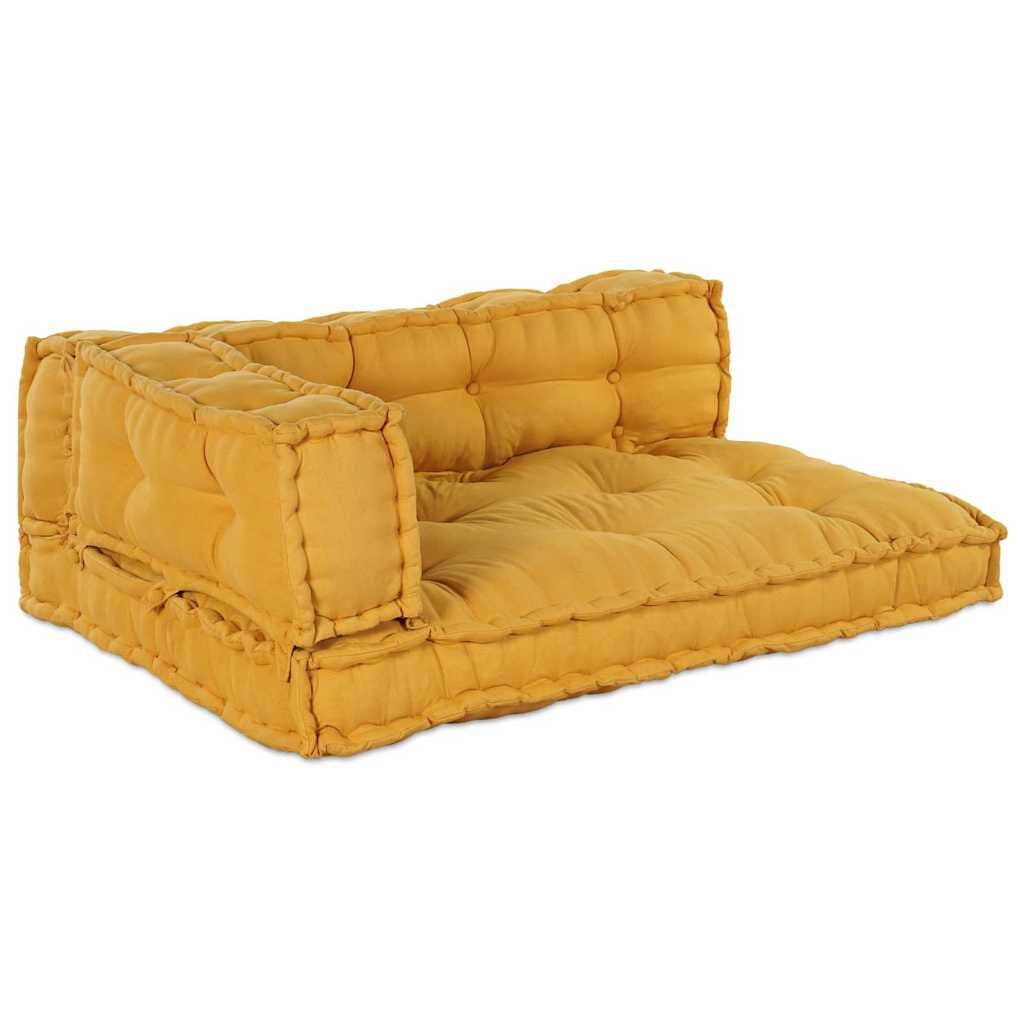 Jaune / Trio – Le Moelly coussin de canapé sur palette