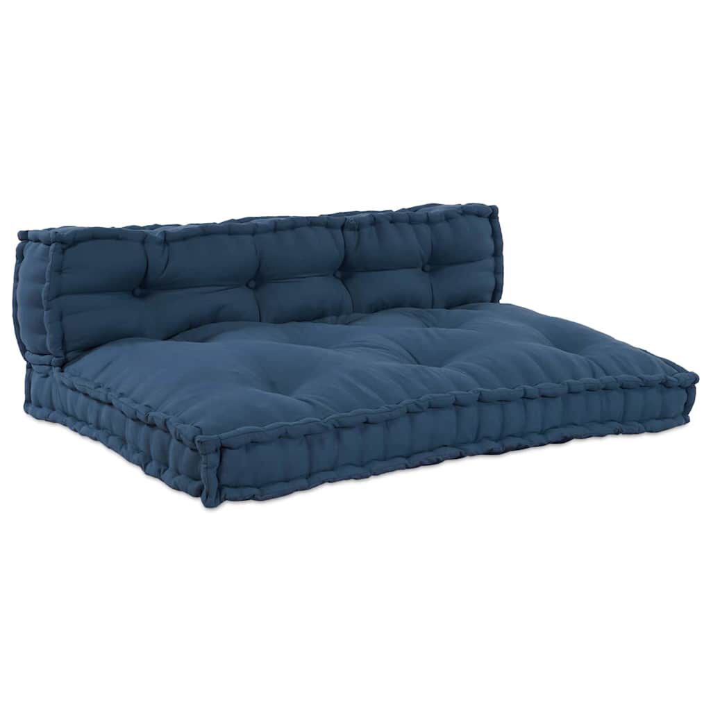 Indigo / Duo – Le Moelly coussin de canapé sur palette