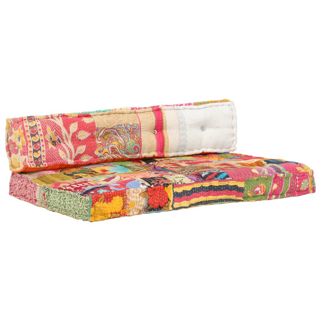 Patchwork / Duo – Le Moelly coussin de canapé sur palette