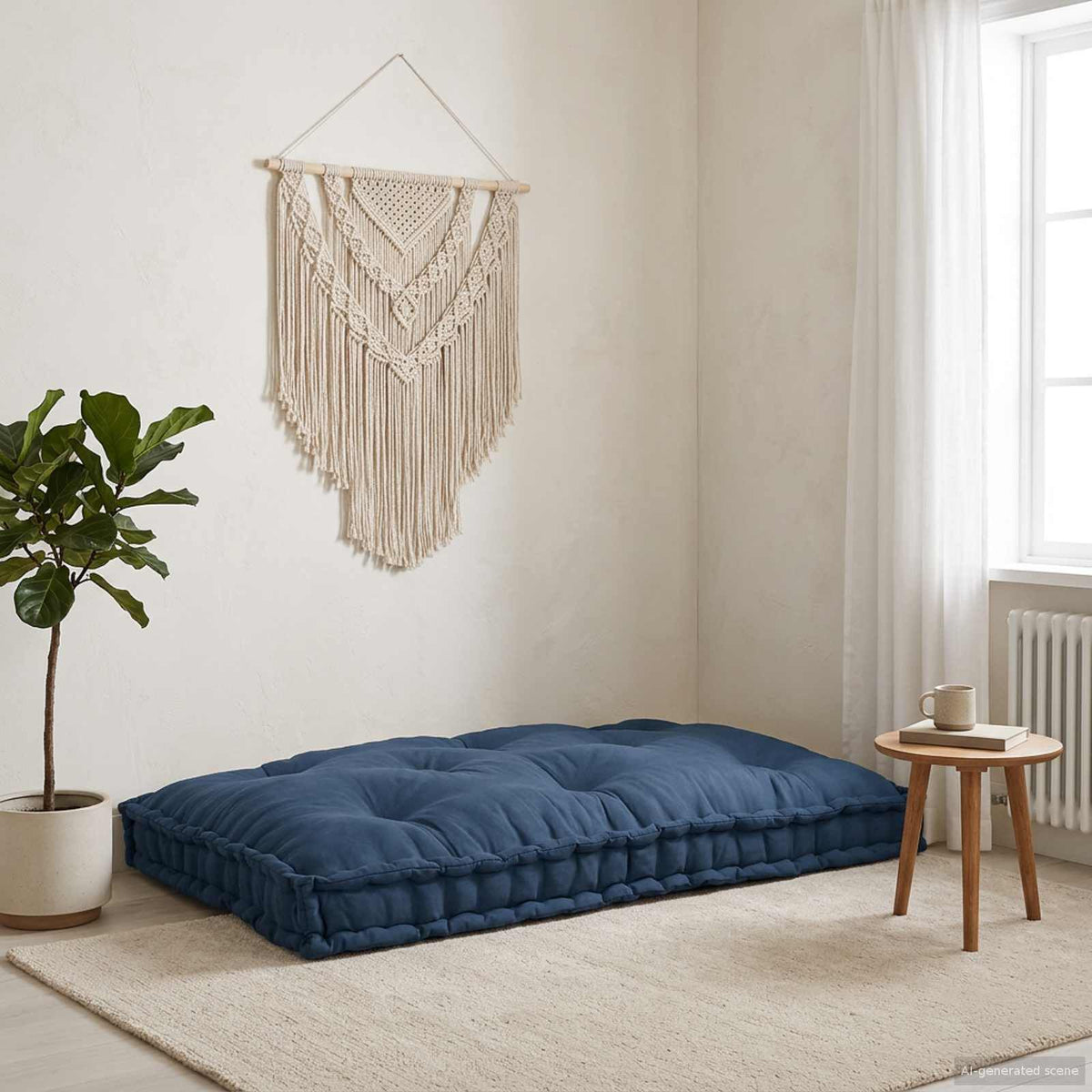 Indigo / Solo – Le Moelly coussin de canapé sur palette