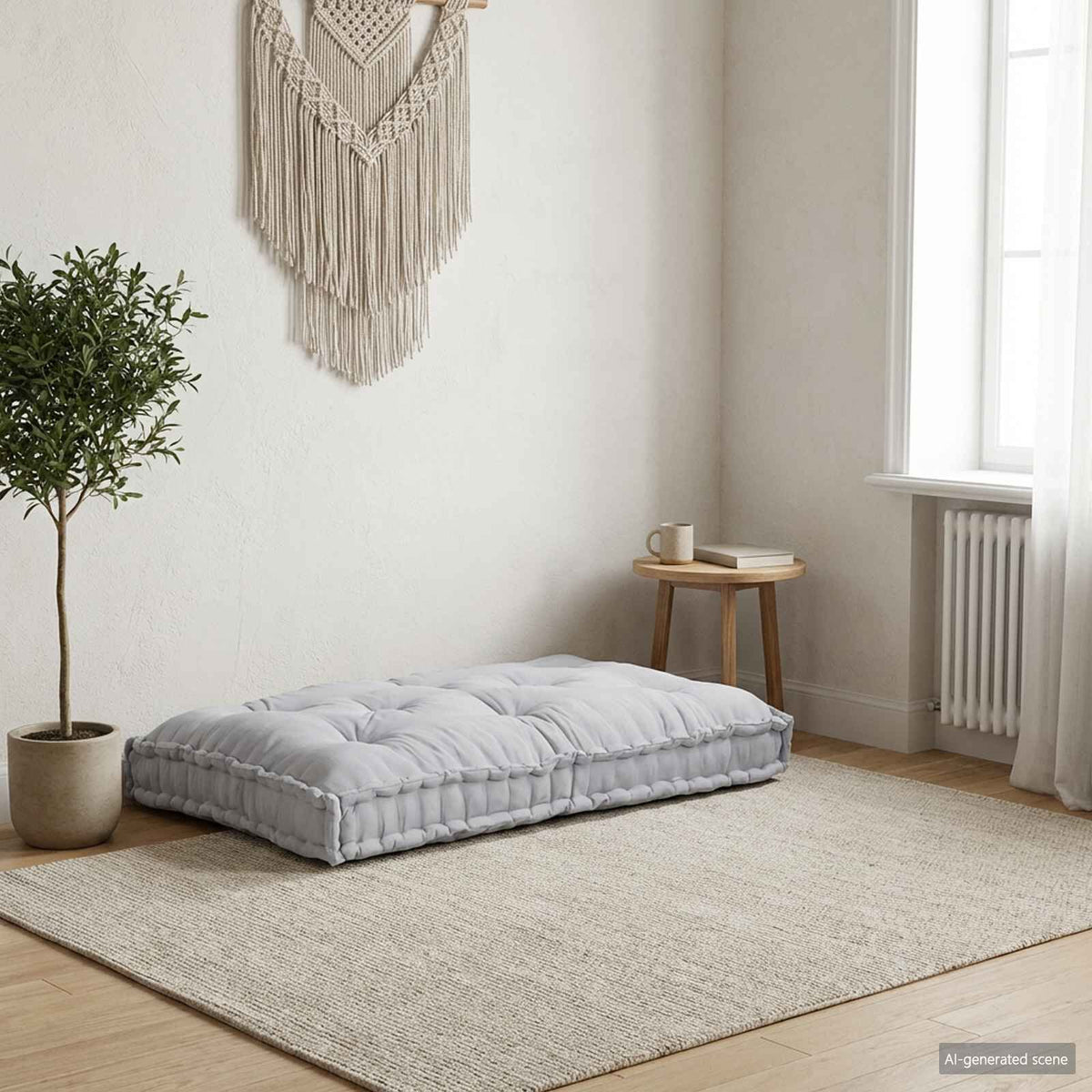 Gris / Solo – Le Moelly coussin de canapé sur palette