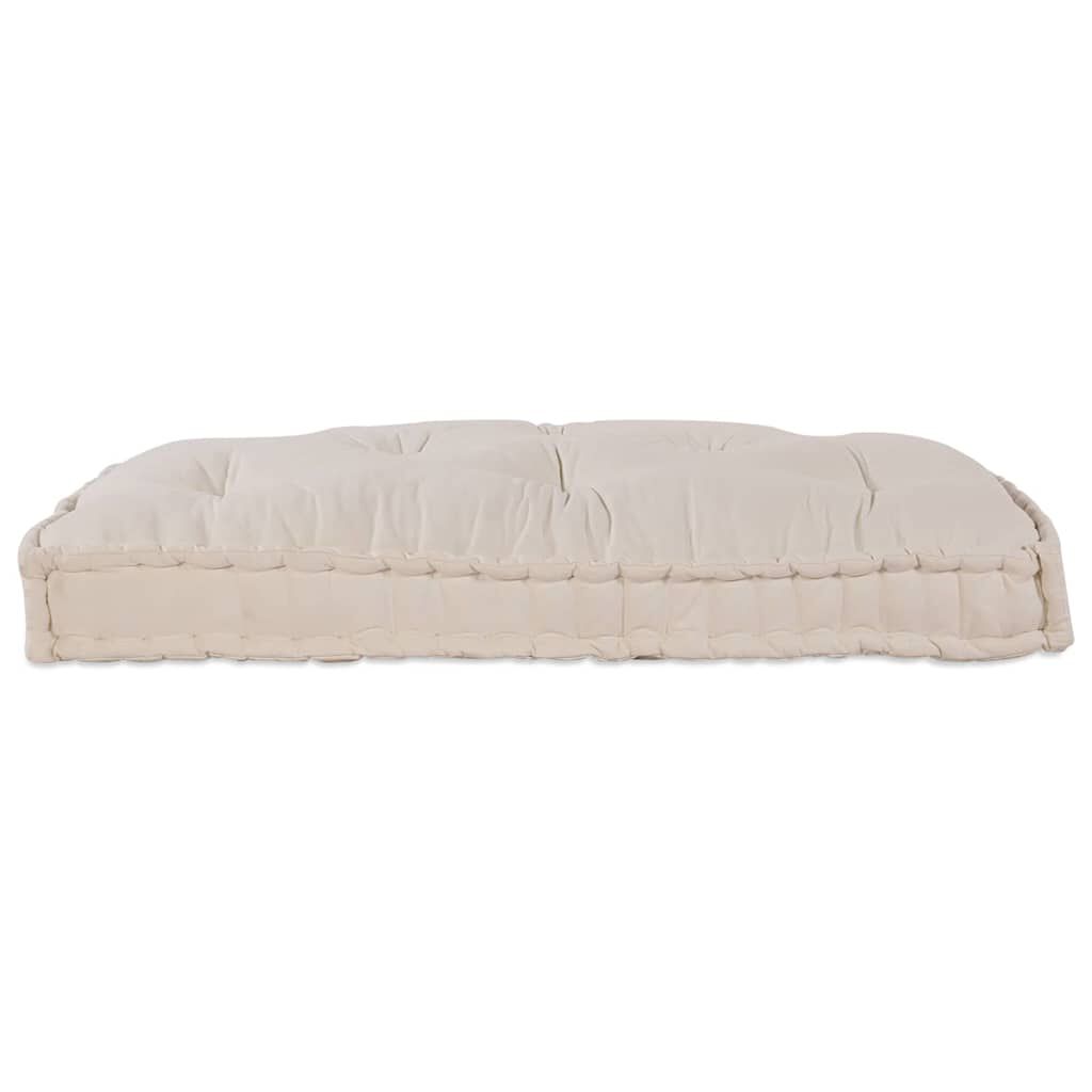 Crème / Solo – Le Moelly coussin de canapé sur palette