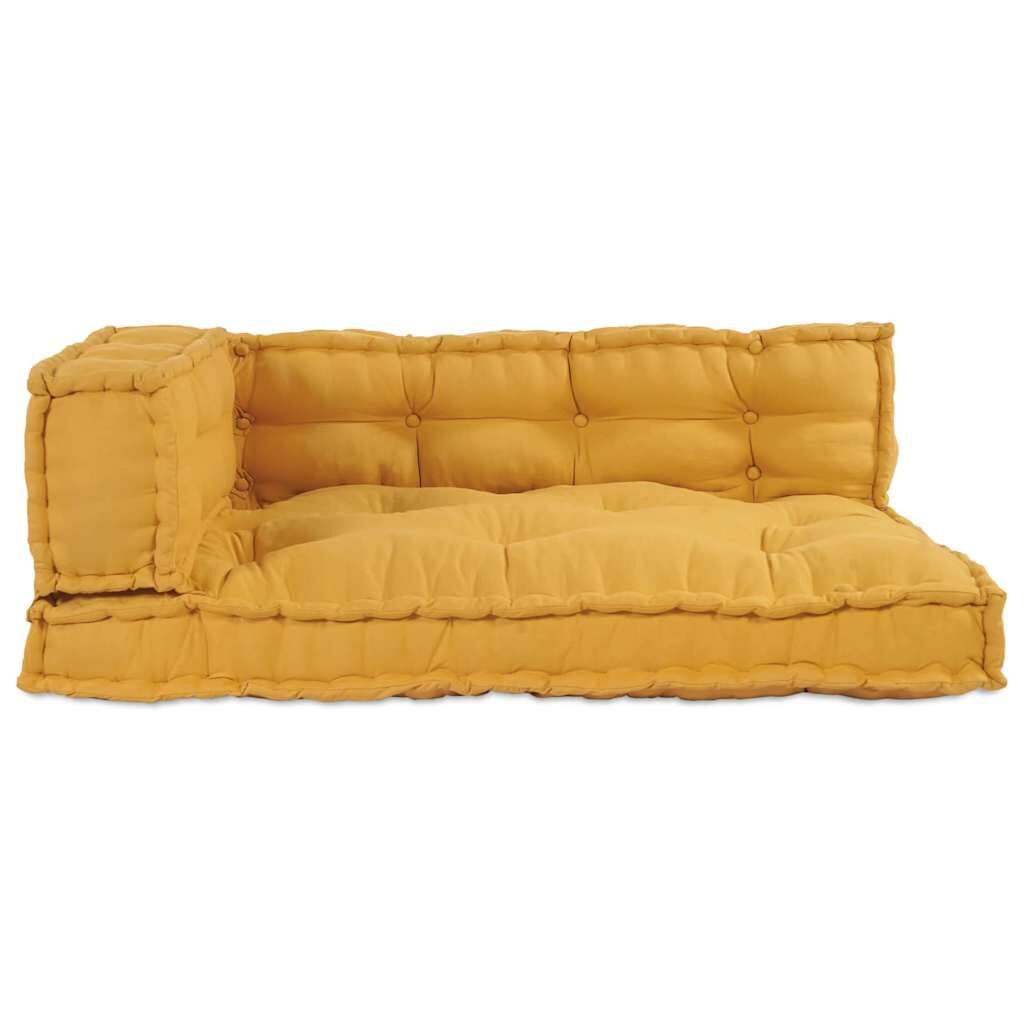 Jaune / Trio – Le Moelly coussin de canapé sur palette