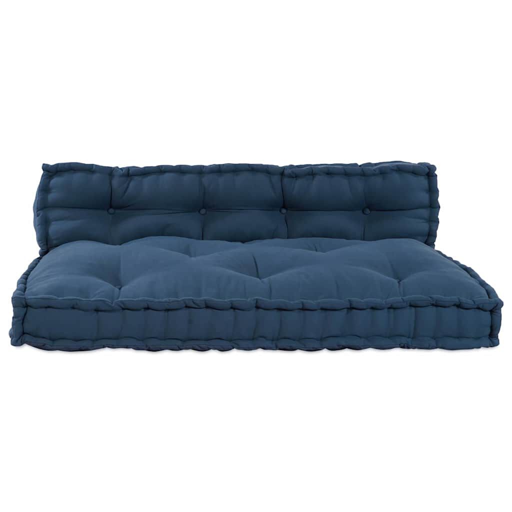 Indigo / Duo – Le Moelly coussin de canapé sur palette