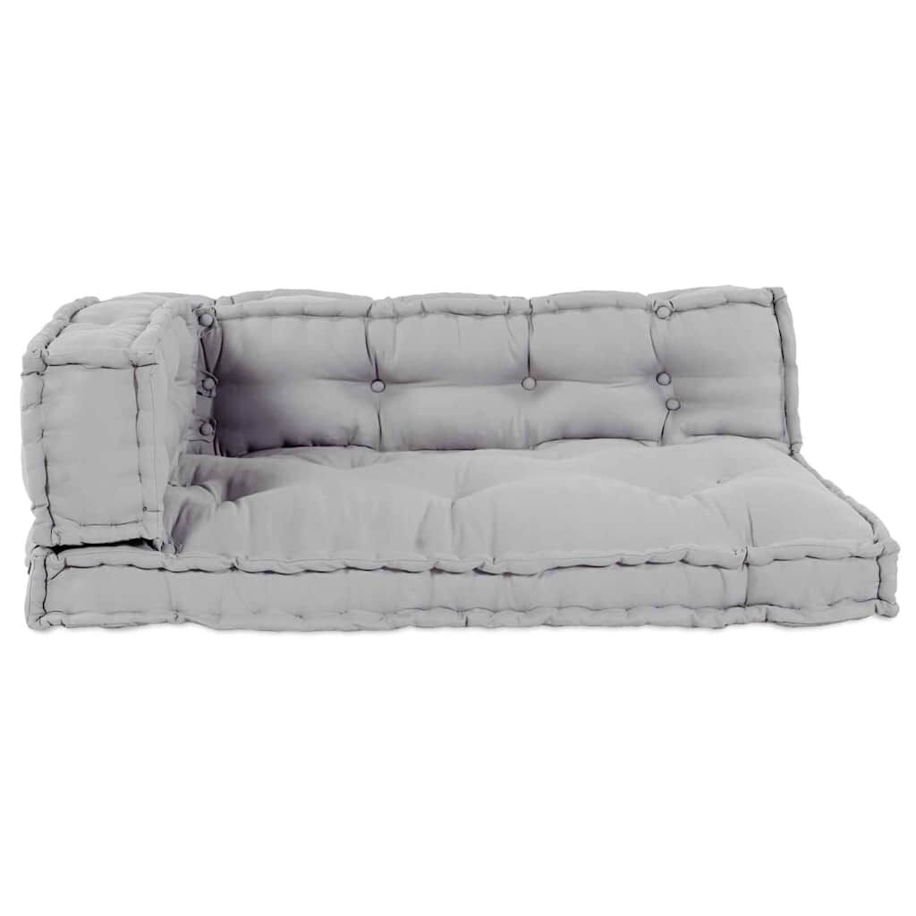 Gris / Trio – Le Moelly coussin de canapé sur palette
