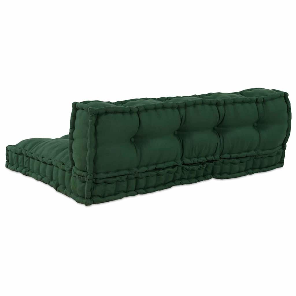 Vert / Duo – Le Moelly coussin de canapé sur palette