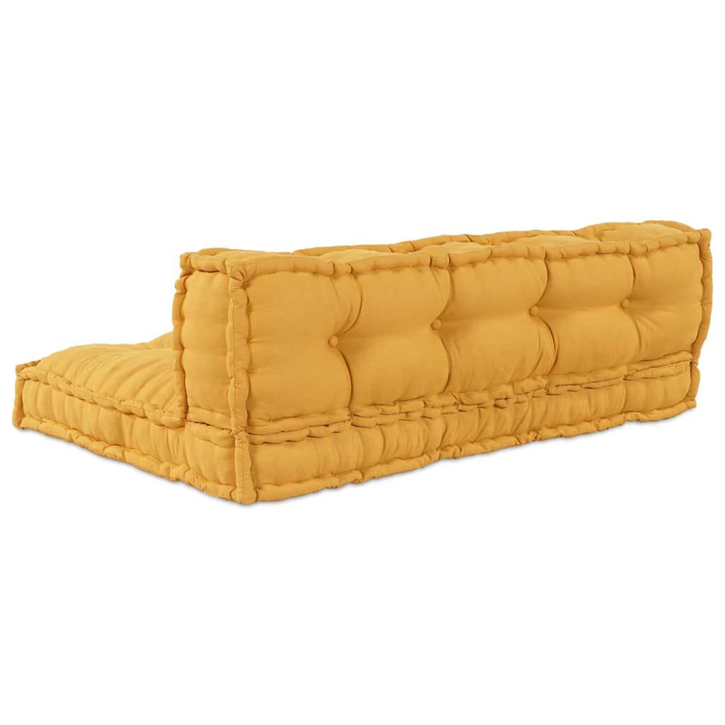 Jaune / Duo – Le Moelly coussin de canapé sur palette