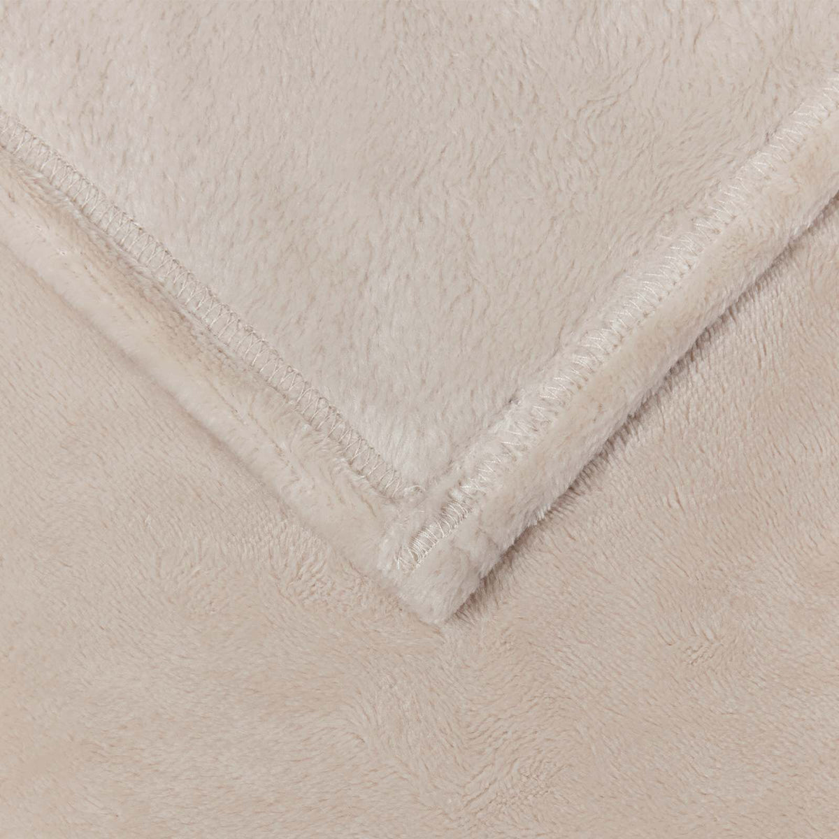 Beige / 150 x 200 cm – Plaid polaire Moelly