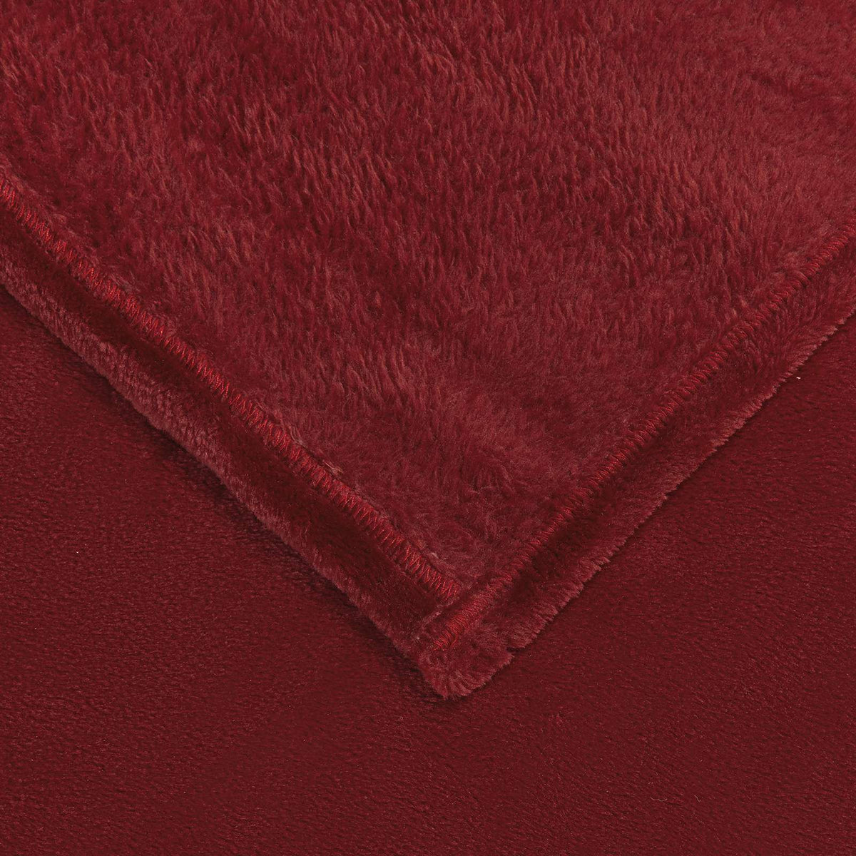 Bordeaux / 150 x 200 cm – Plaid polaire Moelly