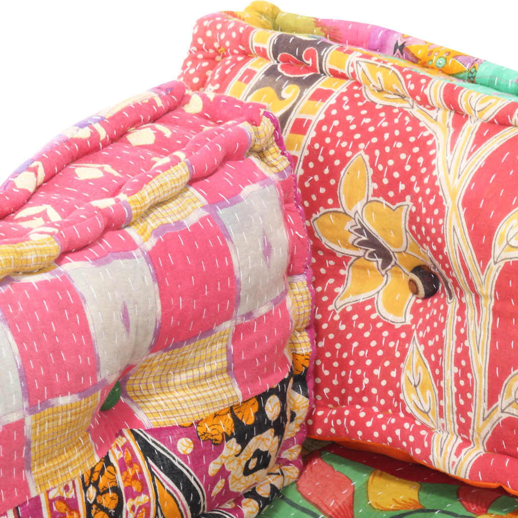 Patchwork / Trio – Le Moelly coussin de canapé sur palette