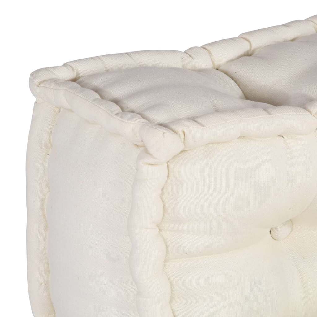 Crème / Duo – Le Moelly coussin de canapé sur palette