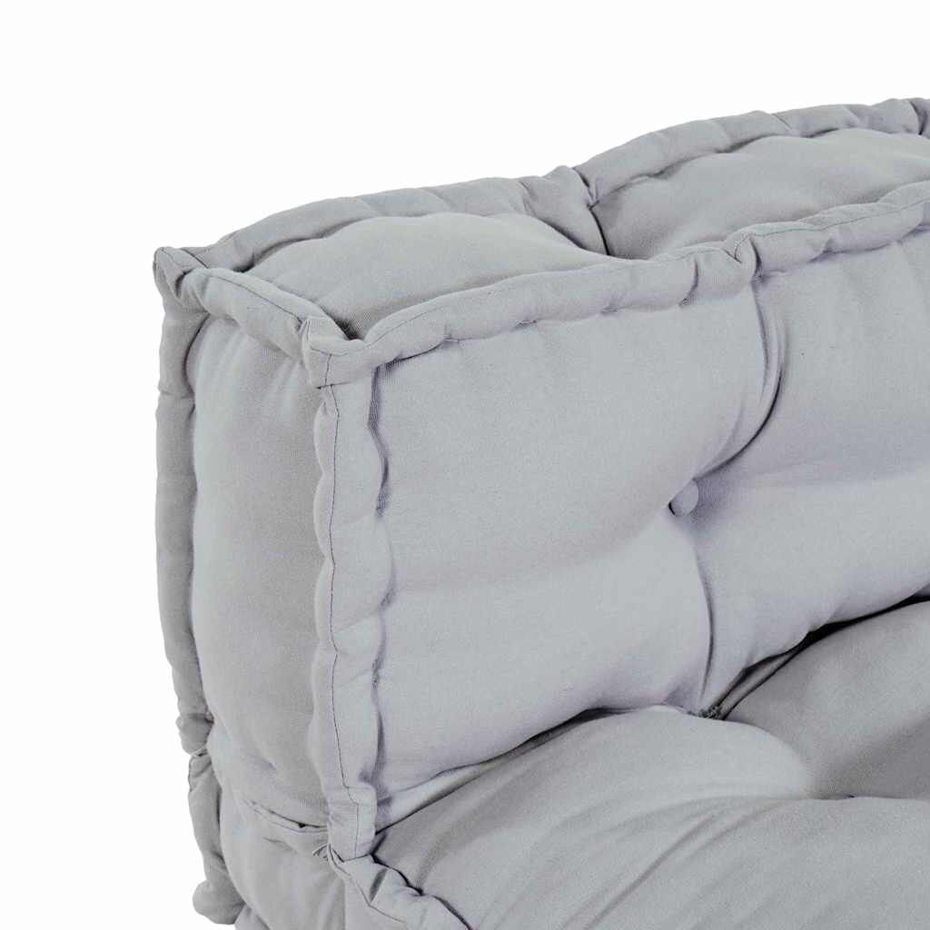Gris / Duo – Le Moelly coussin de canapé sur palette