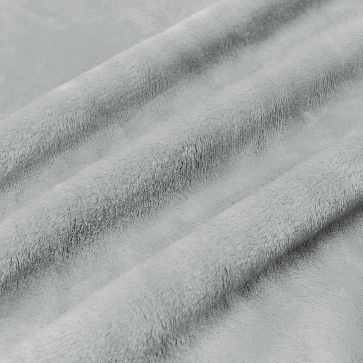 Gris / 130 x 150 cm – Plaid polaire Moelly