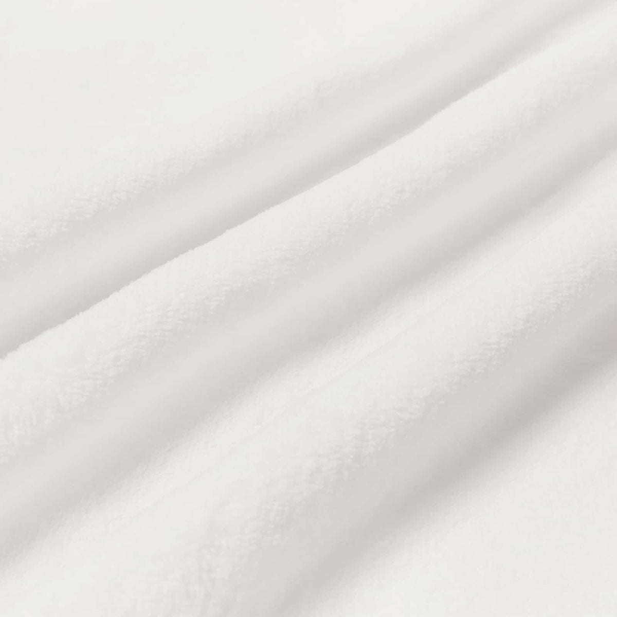 Blanc / 220 x 240 cm – Plaid polaire Moelly