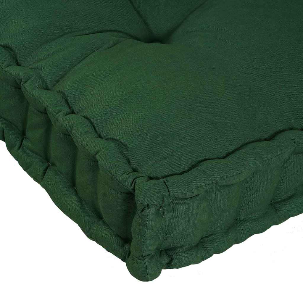 Vert / Duo – Le Moelly coussin de canapé sur palette