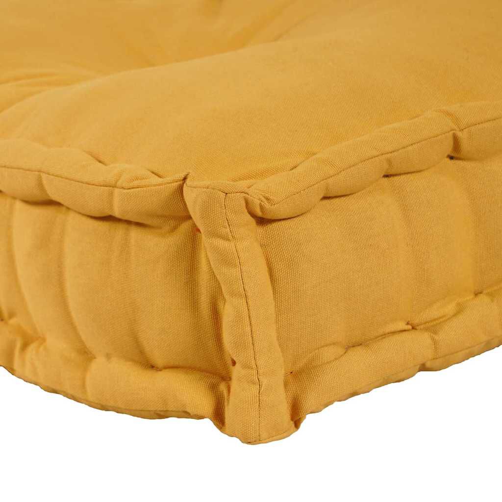 Jaune / Duo – Le Moelly coussin de canapé sur palette