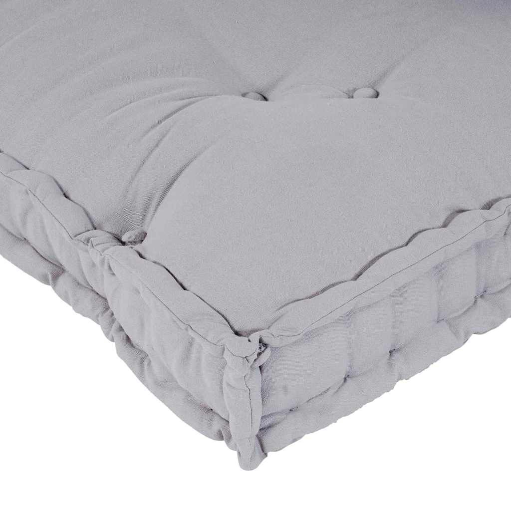 Gris / Duo – Le Moelly coussin de canapé sur palette