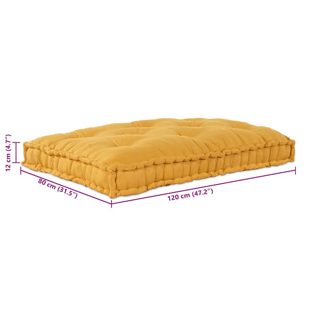 Jaune / Solo – Le Moelly coussin de canapé sur palette