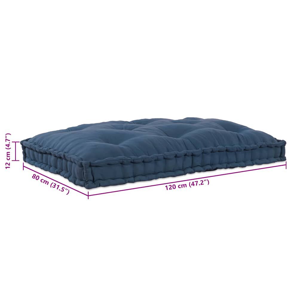 Indigo / Solo – Le Moelly coussin de canapé sur palette
